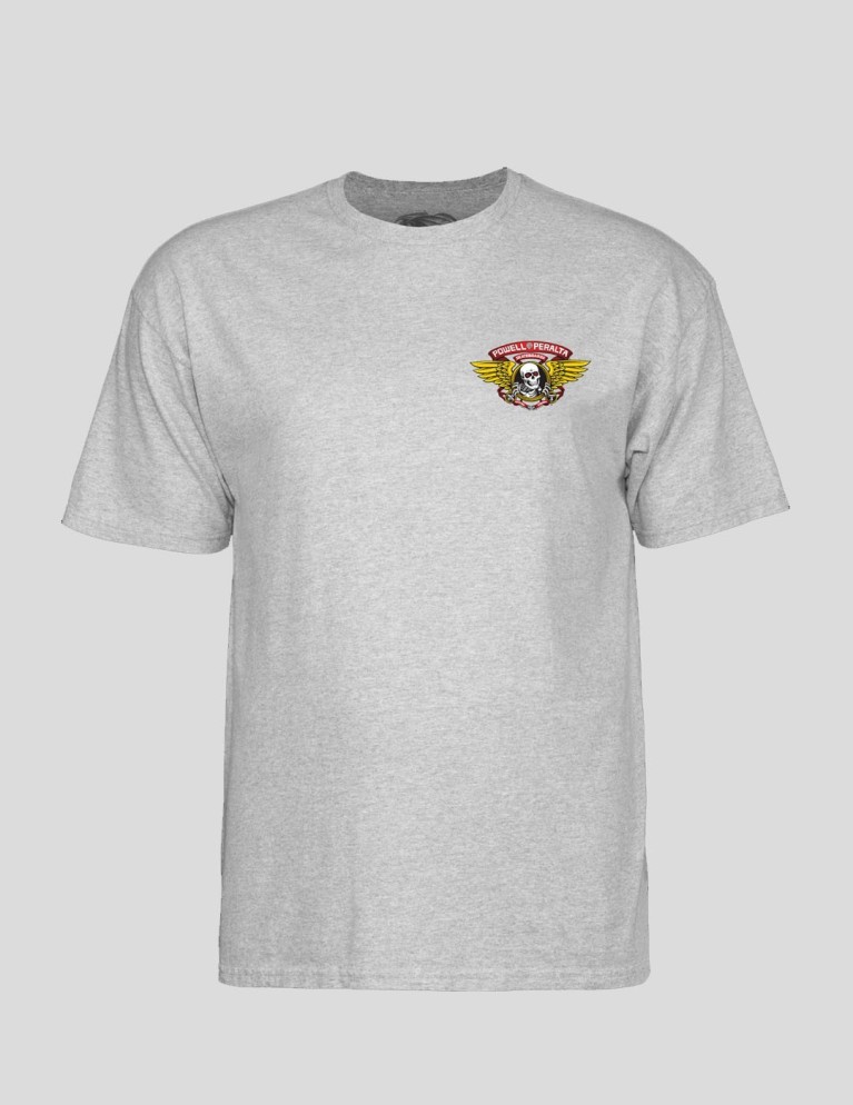 T-shirt POWELL PERALTA winged ripper tee gray